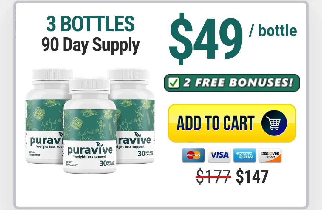 Puravive™ 3 bottles pricing